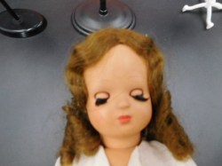 celluloid ten half doll white a